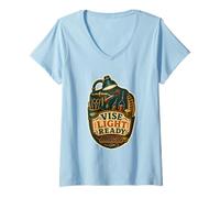 Femme Vise Light Ready Montage Mouche T-Shirt avec Col en V