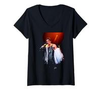 Femme Visite de l'arène Naturelle Peter André 1997 T-Shirt avec Col en V