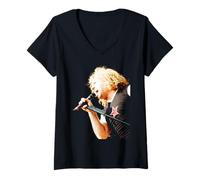 Femme Visite d'équilibre Van Halen, période Sammy Hagar 1995 T-Shirt avec Col en V