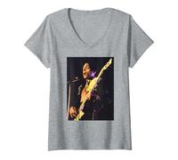 Femme Visite guidée de Prince Bass Guitar Ultimate Live Experience T-Shirt avec Col en V
