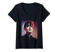 Femme Visite guidée de Pulp Jarvis Cocker : Common People Different Class 1996 T-Shirt avec Col en V
