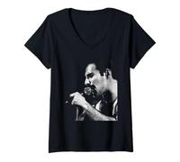 Femme Visite guidée « I Want to Break Free The Works » de la Reine Freddie Mercury T-Shirt avec Col en V