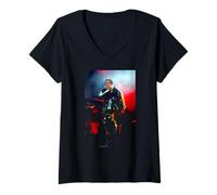 Femme Visite Naturelle de Peter Andre Time All About Us T-Shirt avec Col en V
