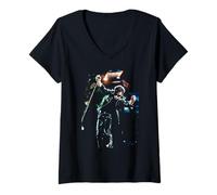 Femme Visite télévisée de U2 Live Bono Zoo, Cardiff Arms Park 1993 T-Shirt avec Col en V