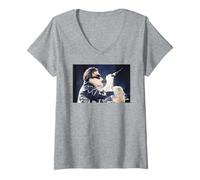 Femme Visite télévisée du Zoo Bono U2 en Direct de Cardiff Arms Park 1993 T-Shirt avec Col en V