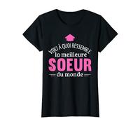 Femme Voici à quoi ressemble meilleure soeur du monde cadeau soeur T-Shirt