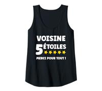 Femme Voisin 5 Étoiles Merci pour Tout entraide Super voisine Débardeur