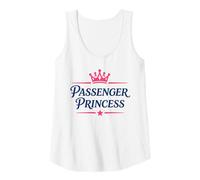 Femme Voiture Fille Princesse Passager Humour Passenger Princess Débardeur