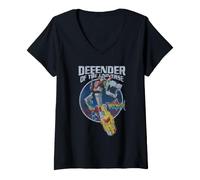 Femme Voltron Defender of The Universe T-Shirt avec Col en V
