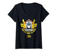 Femme Voltron Form The Head T-Shirt avec Col en V