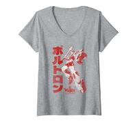 Femme Voltron Japanese Defender T-Shirt avec Col en V