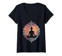 Femme Votre Souffle est Votre méditation d'ancrage T-Shirt avec Col en V