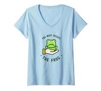 Femme Vous devez Accepter Le mème Grenouille T-Shirt avec Col en V
