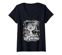 Femme Vous ÊTES CORDIALEMENT INVITÉ À Mon Drame Shakespeare Squirrel T-Shirt avec Col en V