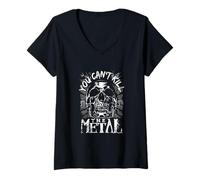 Femme Vous ne Pouvez Pas Tuer Le métal T-Shirt avec Col en V