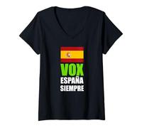 Femme VOX Espagne Toujours T-Shirt avec Col en V