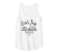 Femme Voyage pour filles à Tokyo Japon 2026 | Vacances de voyage pour filles Débardeur