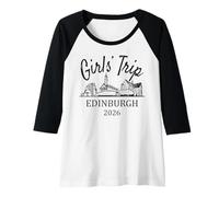Femme Voyage pour filles Édimbourg Écosse 2026 | Vacances de voyage pour filles Manche Raglan
