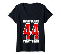 Femme Waouh ! 44 T-Shirt avec Col en V