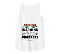 Femme Warning Girls Trip in Progress Vacation Croatie Débardeur