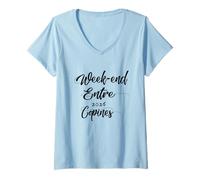 Femme W nd Entre copines 2026 | Girls Trip Entre copines T-Shirt avec Col en V