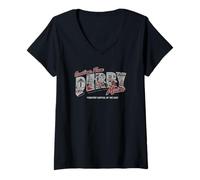 Femme Welcome to Derry Greetings T-Shirt avec Col en V