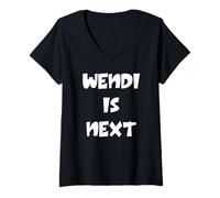 Femme Wendi est la Prochaine T-Shirt avec Col en V