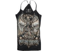 Femme West Coast Choppers T Shirt Modèle Eagle Crest Praga Noir "Neuf"