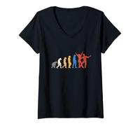 Femme West Coast Swing Dancing Party Design For Dancers T-Shirt avec Col en V