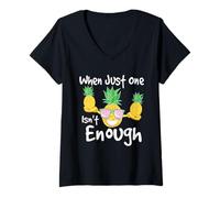 Femme When Just One is Not Enough - Anineapple Rencontre échangiste T-Shirt avec Col en V