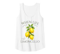 Femme When Life Gives You Lemons Make Limoncello Amalfi Italie Débardeur