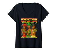 Femme Where Them Fan at Boots on The Ground Black Western Cowgirl T-Shirt avec Col en V