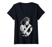 Femme Whitney Houston en tournée « I Wanna Dance with Somebody » (NEC) T-Shirt avec Col en V