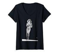 Femme Whitney Houston Live The Greatest Love Tour, Comment Le saurai-Je ? T-Shirt avec Col en V