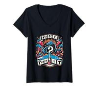 Femme Whose Turn is It Board Game Strategy Competitive |- T-Shirt avec Col en V