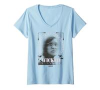 Femme Wicked Elphaba Empowered Magic Portrait T-Shirt avec Col en V