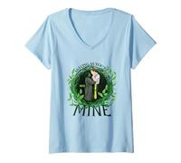 Femme Wicked: for Good As Long As You're Mine T-Shirt avec Col en V