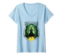 Femme Wicked: for Good Elphaba Walk Through Oz T-Shirt avec Col en V