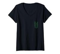 Femme Wicked: for Good Enchanted Forest Front and Back T-Shirt avec Col en V