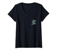 Femme Wicked: for Good Forever My Friend Silhouettes Front & Back T-Shirt avec Col en V