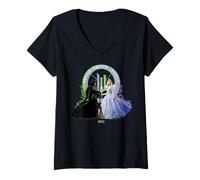 Femme Wicked: for Good Glinda and Elphaba Friends Forever Changed T-Shirt avec Col en V