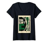 Femme Wicked: for Good You Can’t Bring Me Down T-Shirt avec Col en V