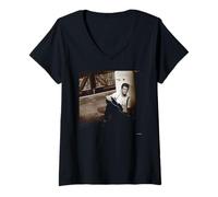 Femme Wicked Game Pop Chris Isaak par Simon Fowler T-Shirt avec Col en V