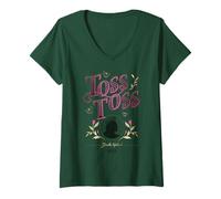 Femme Wicked Glinda Toss Toss T-Shirt avec Col en V