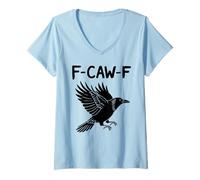 Femme Wild Life in You Écusson Rétro Désert Ours Loup Nature T-Shirt avec Col en V