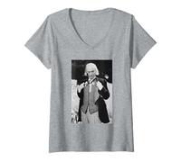 Femme William Hartnell, Premier Acteur de Doctor Who, 1965 T-Shirt avec Col en V