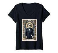 Femme William McKinley T-Shirt avec Col en V
