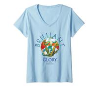 Femme Wings of Fire Brilliant Like Glory T-Shirt avec Col en V