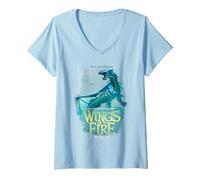 Femme Wings of Fire The Lost Heir Cover T-Shirt avec Col en V