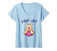 Femme Winnie The Pooh What's Up T-Shirt avec Col en V